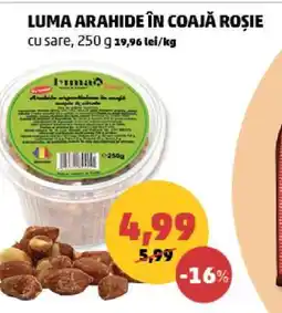 Penny Luma Arahide în Coajă Roșie Ofertă