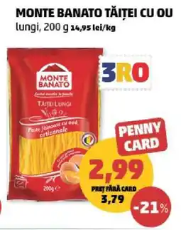Penny MONTE BANATO TĂIȚEI CU OU Ofertă