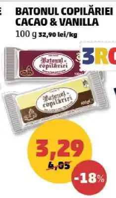Penny BATONUL COPILĂRIEI CACAO & VANILLA Ofertă