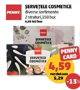 Penny Șervețele cosmetice Ofertă