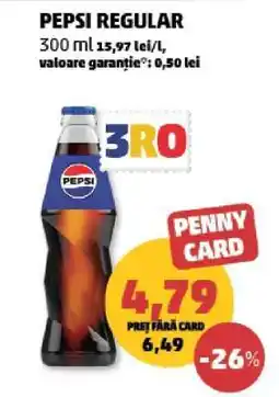 Penny PEPSI REGULAR Ofertă