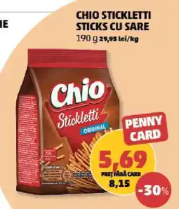 Penny CHIO STICKLETTI STICKS CU SARE Ofertă