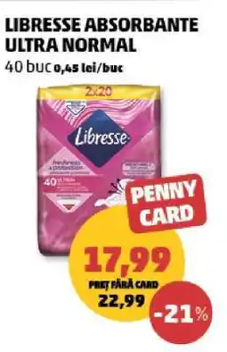 Penny LIBRESSE ABSORBANTE ULTRA NORMAL Ofertă