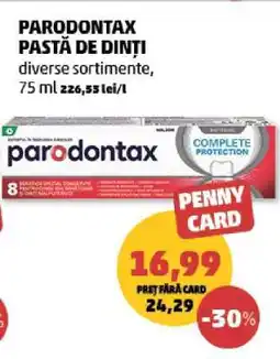 Penny PARODONTAX Pastă de dinți Ofertă