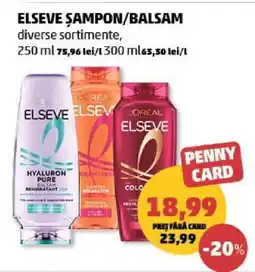 Penny Elseve Șampon/Balsam Ofertă