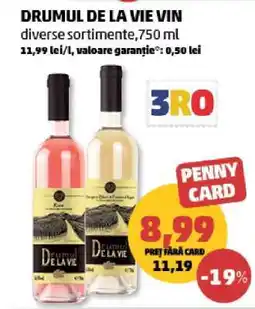 Penny DRUMUL DE LA VIE VIN Ofertă