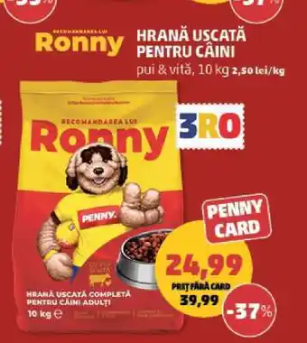 Penny Ronny Hrană Uscată Pentru Câini Ofertă