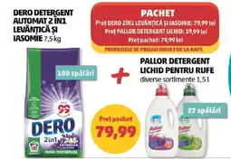 Penny Pachet Dero și Pallor Detergent Ofertă
