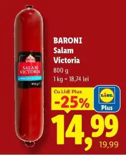 Lidl BARONI Salam Victoria Ofertă