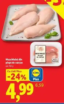 Lidl Mușchiuleț din piept de curcan Ofertă