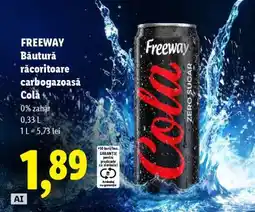 Lidl FREEWAY Băutură răcoritoare carbogazoasă Cola Ofertă