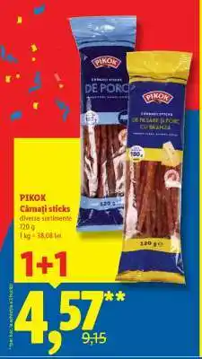 Lidl Pikok Cârnați Sticks Ofertă