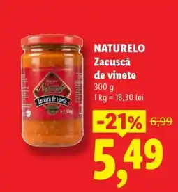Lidl NATURELO Zacuscă de vinete Ofertă