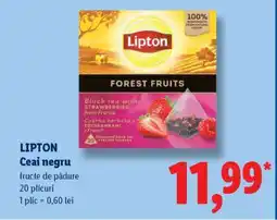 Lidl Lipton Ceai Negru Ofertă