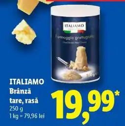 Lidl ITALIAMO Brânză tare, rasă Ofertă