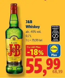Lidl J&B Whiskey Ofertă