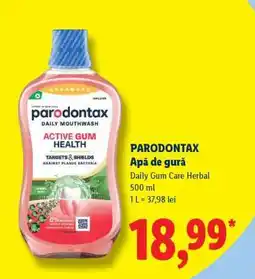 Lidl Parodontax Apă de gură Ofertă