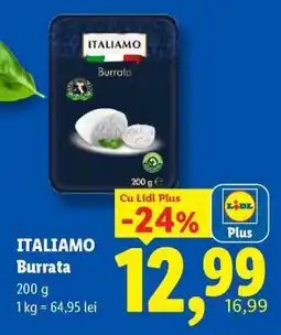 Lidl ITALIAMO Burrata Ofertă