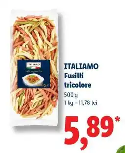 Lidl ITALIAMO Fusilli tricolore Ofertă