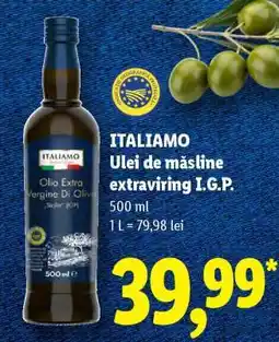 Lidl ITALIAMO Ulei de măsline extraviring I.G.P Ofertă