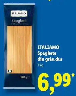 Lidl ITALIAMO Spaghete din grâu dur Ofertă