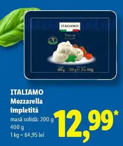 Lidl ITALIAMO Mozzarella împletită Ofertă
