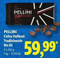 Lidl PELLINI Cafea italiană Tradizionale No.42 Ofertă