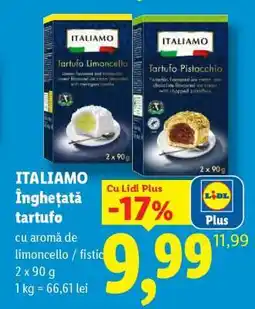 Lidl ITALIAMO Înghețată tartufo Ofertă