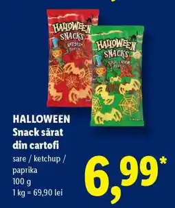 Lidl HALLOWEEN Snack sărat din cartofi Ofertă