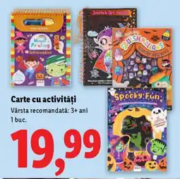 Lidl Carte cu activități Ofertă
