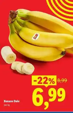 Lidl Banane Dole Ofertă