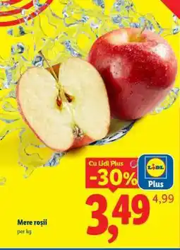 Lidl Mere roşii Ofertă