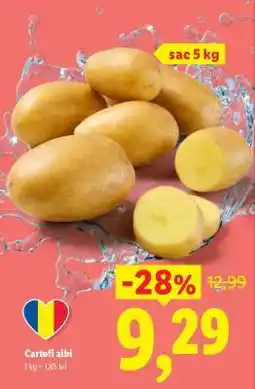 Lidl Cartofi albi Ofertă