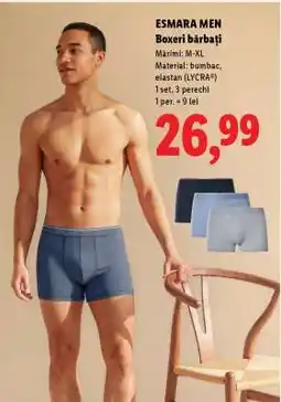 Lidl ESMARA MEN Boxeri bărbați Ofertă