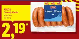 Lidl Pikok Cârnați Silezia Ofertă