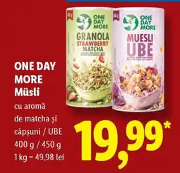 Lidl ONE DAY MORE Müesli Ofertă