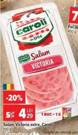 Carrefour Salam Victoria Extra Caroli Ofertă