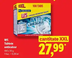 Lidl W5 Tablete anticalcar Ofertă