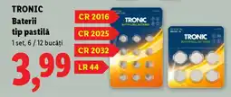 Lidl TRONIC Baterii tip pastilă Ofertă