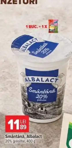 Carrefour Smântână Albalact Ofertă