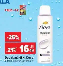 Carrefour Deo damă 48H, Dove Ofertă