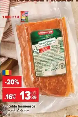 Carrefour Șunculiță țărănească afumată Cris-Tim Ofertă
