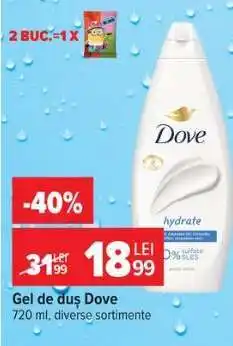 Carrefour Gel de duș Dove Ofertă