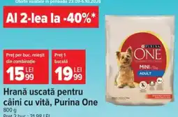 Carrefour Hrană uscată pentru câini cu vită, Purina One Ofertă