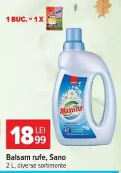 Carrefour Balsam rufe, Sano Ofertă