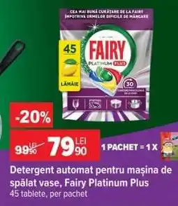 Carrefour FAIRY Platinum Plus Ofertă