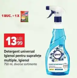 Carrefour Detergent universal Igienol pentru suprafețe multiple Ofertă