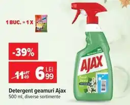 Carrefour Detergent geamuri, Ajax Ofertă