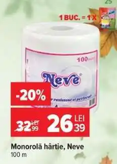 Carrefour Monorolă hârtie Neve Ofertă