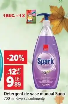 Carrefour Detergent de vase manual Sano Ofertă